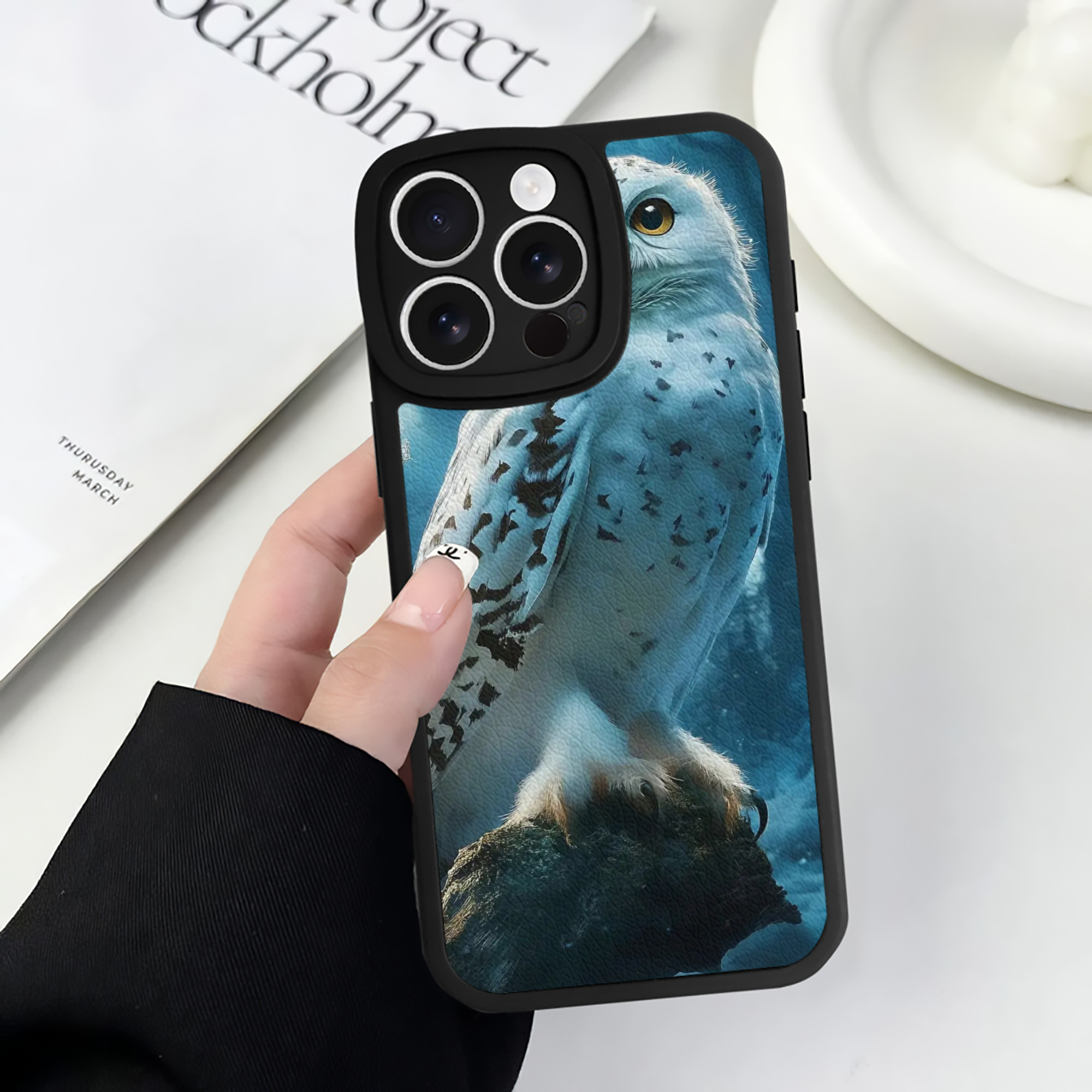 （画像用） Harry Potter ハリー・ポッターシリーズ 【iPhone 16シリーズ対応】シリコンスマホケース（レザー調） 材質：シリコン